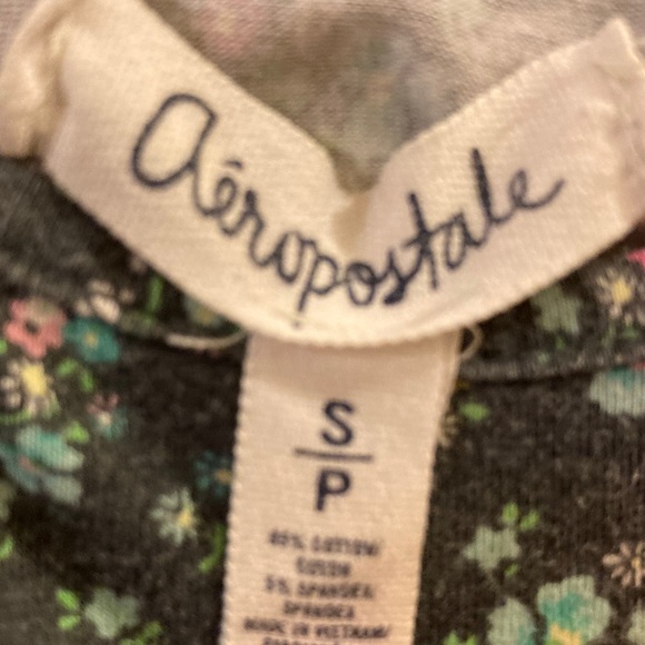 Aeropostale Grey Floral Print Dress Size Small - Picture 4 of 4